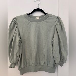 H&M Puff Sleeve Sweatshirt